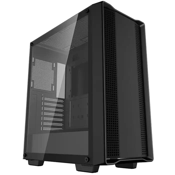 Kućište DeepCool CC560 Limited V2, Mid tower, kaljeno staklo, bez napajanja, ATX, crno
