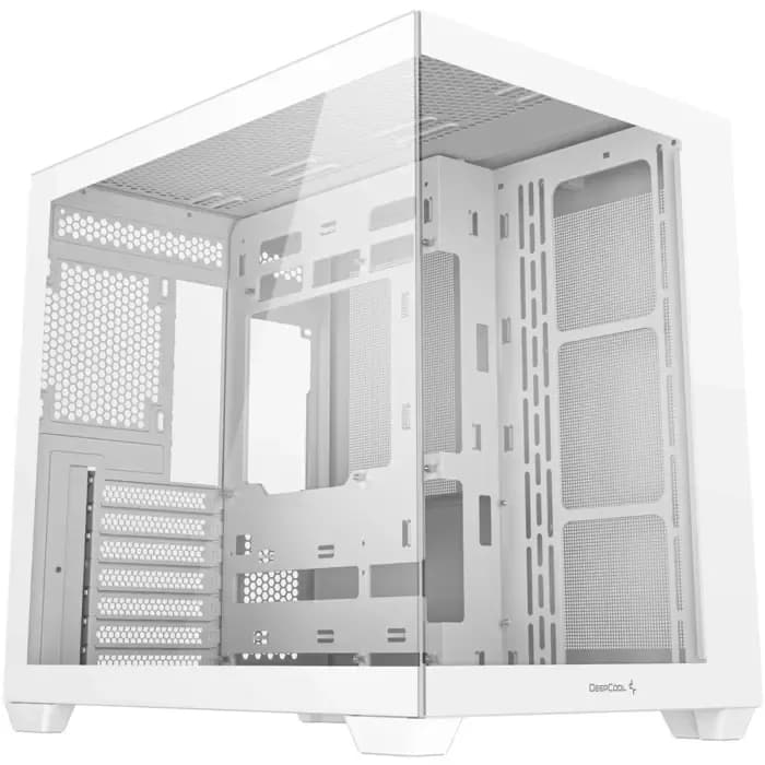 Kućište DeepCool CG530 WH, Mid tower, kaljeno staklo, bez napajanja, ATX, bijelo