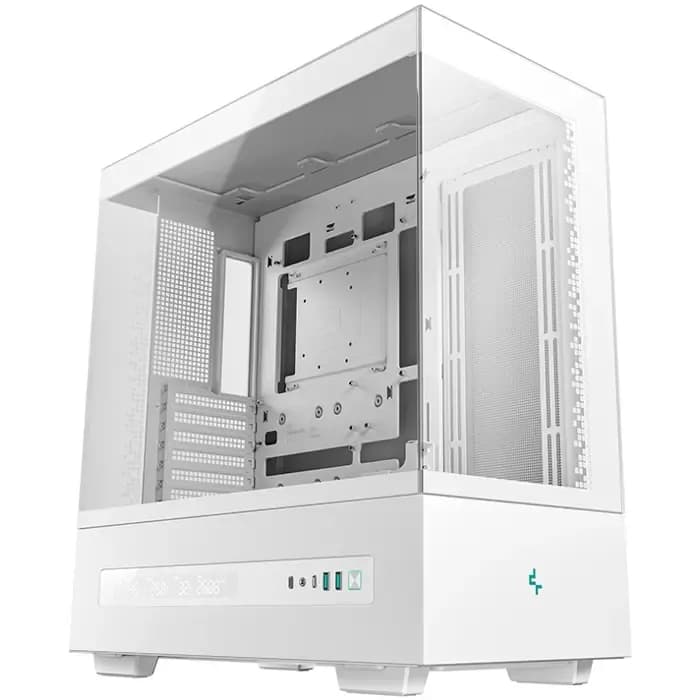 Kućište DeepCool CH690 Digital WH, Mid tower, kaljeno staklo, bez napajanja, ATX, bijelo