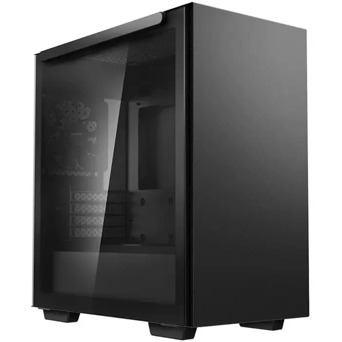 Kućište DeepCool Macube 110, Mini tower, kaljeno staklo, bez napajanja, Micro ATX, crno