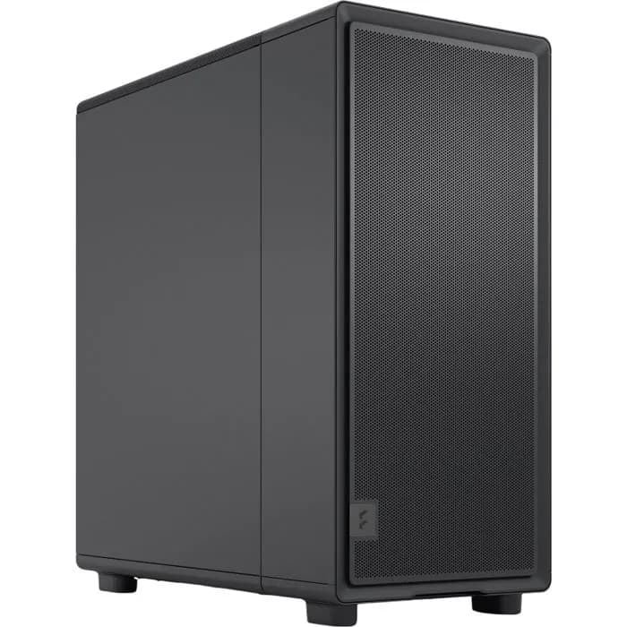 Kućište Fractal Epoch Black Solid, Mid tower, bez napajanja, ATX, crno