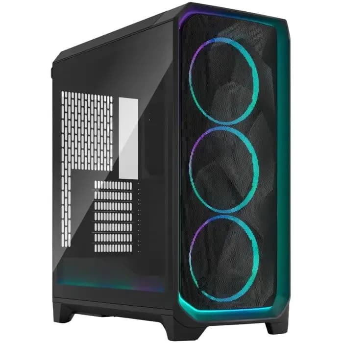 Kućište Fractal Meshify 3 Ambience Pro RGB, Midi tower, kaljeno staklo, bez napajanja, E-ATX, crno