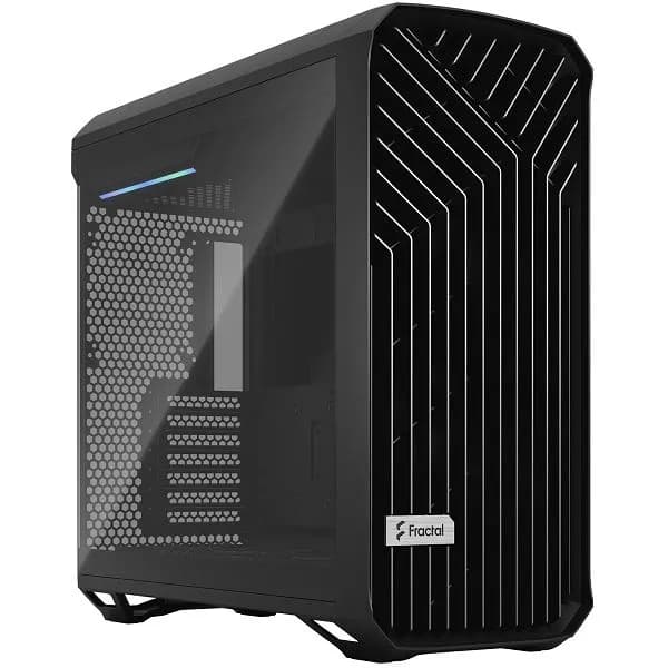 Kućište Fractal Torrent Black TG Light Tint, Full tower, kaljeno staklo, bez napajanja, E-ATX, crno
