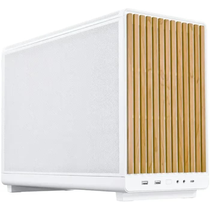 Kućište Lian Li A3-mATX Wood Edition, Micro tower, bez napajanja, Micro ATX, bijelo