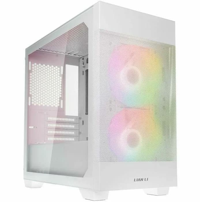 Kućište Lian Li Lancool 205M Mesh, Mini tower, kaljeno staklo, bez napajanja, Micro ATX, bijelo