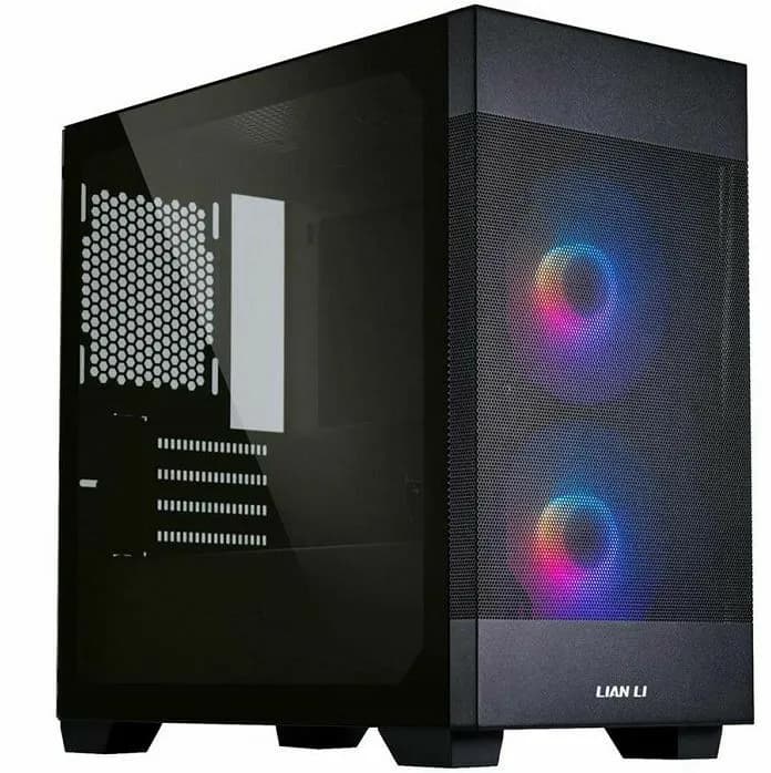 Kućište Lian Li Lancool 205M Mesh, Mini tower, kaljeno staklo, bez napajanja, Micro ATX, crno