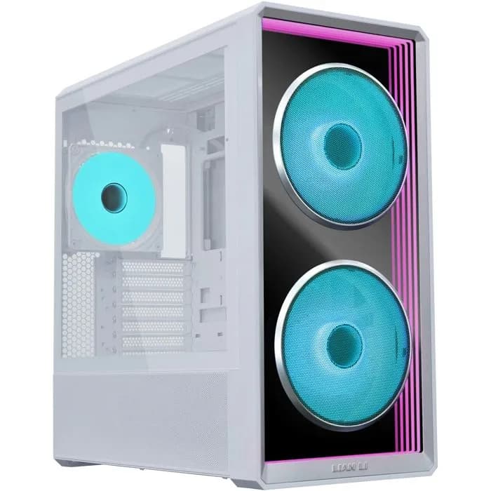 Kućište Lian Li Lancool 217 INF, Midi tower, kaljeno staklo, bez napajanja, SSI-EEB, bijelo