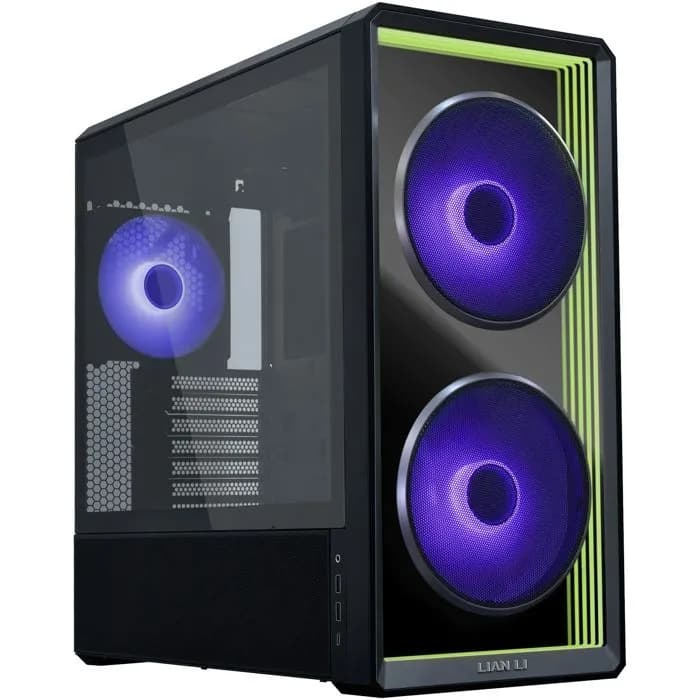Kućište Lian Li Lancool 217 INF, Midi tower, kaljeno staklo, bez napajanja, SSI-EEB, crno