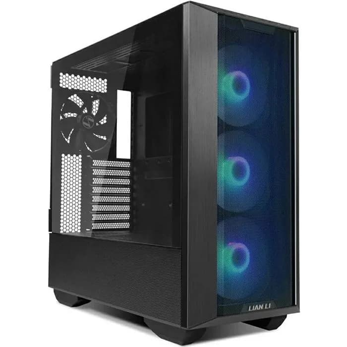 Kućište Lian Li Lancool III Mesh RGB, Midi tower, kaljeno staklo, bez napajanja, ATX, crno