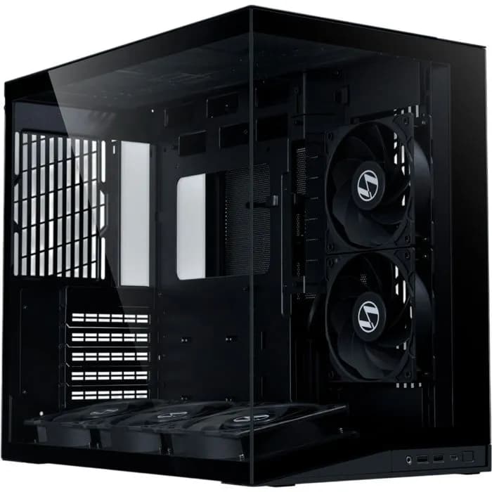 Kućište Lian Li O11 Dynamic Mini V2 Flow, Mid tower, kaljeno staklo, bez napajanja, ATX, crno