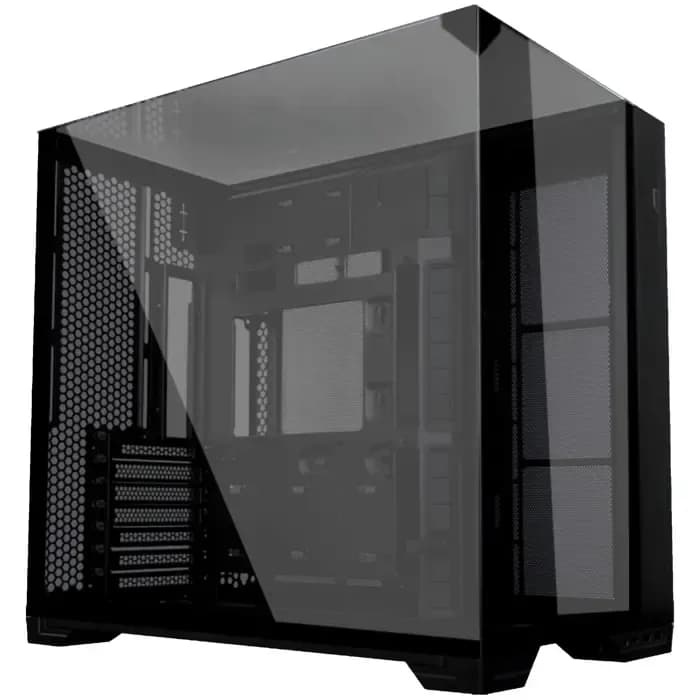 Kućište Lian Li O11 Vision Compact, Midi tower, kaljeno staklo, bez napajanja, ATX, crno