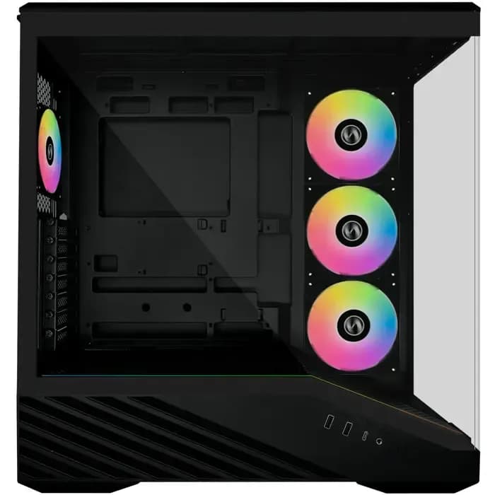 Kućište Lian Li Vector V100R, Midi tower, kaljeno staklo, bez napajanja, ATX, crno