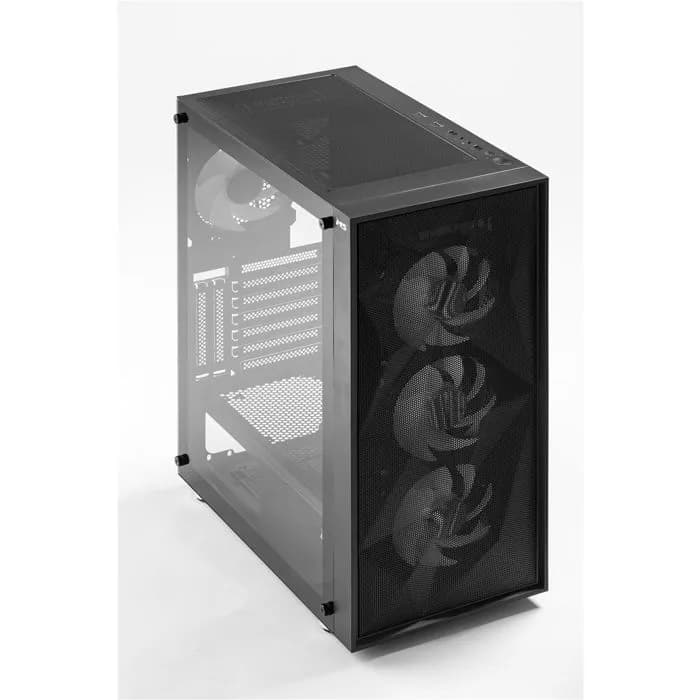 Kućište MS Fighter V345, Mid tower, bez napajanja, ATX, crno