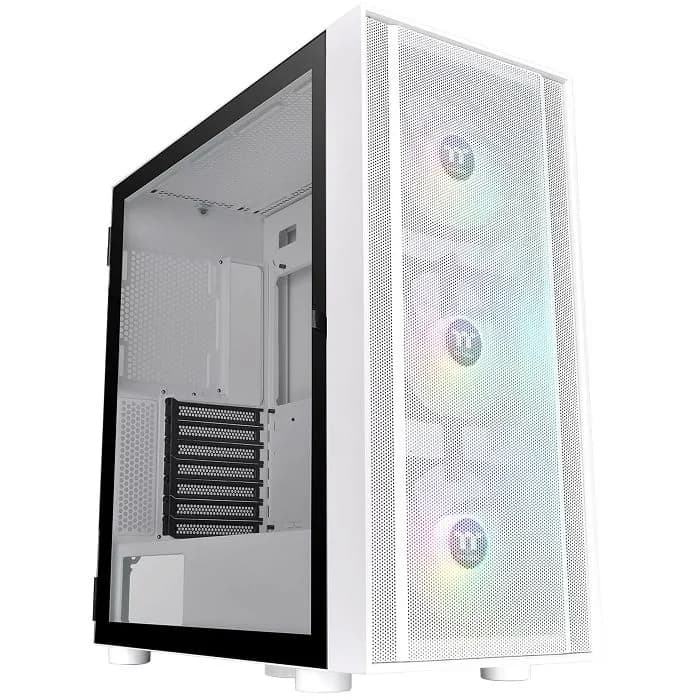 Kućište Thermaltake H570 TG ARGB Snow, Mid tower, kaljeno staklo, bez napajanja, ATX, bijelo
