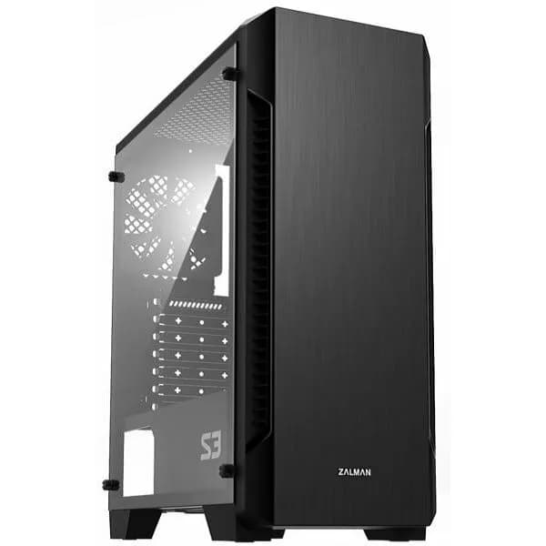 Kućište Zalman S3, Mid tower, akril, bez napajanja, ATX, crno