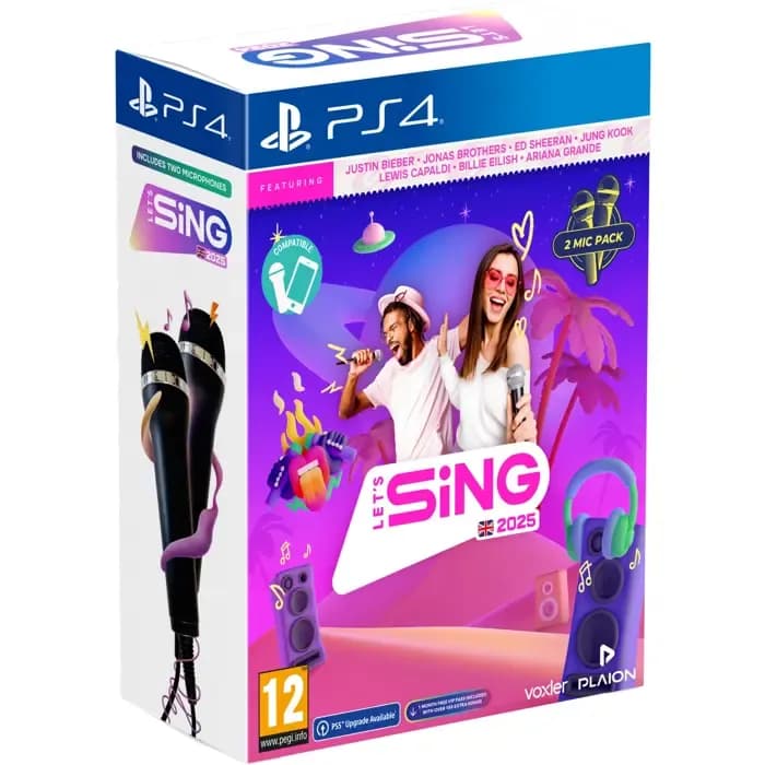 Let's Sing 2025 - Double Mic Bundle (PS4)