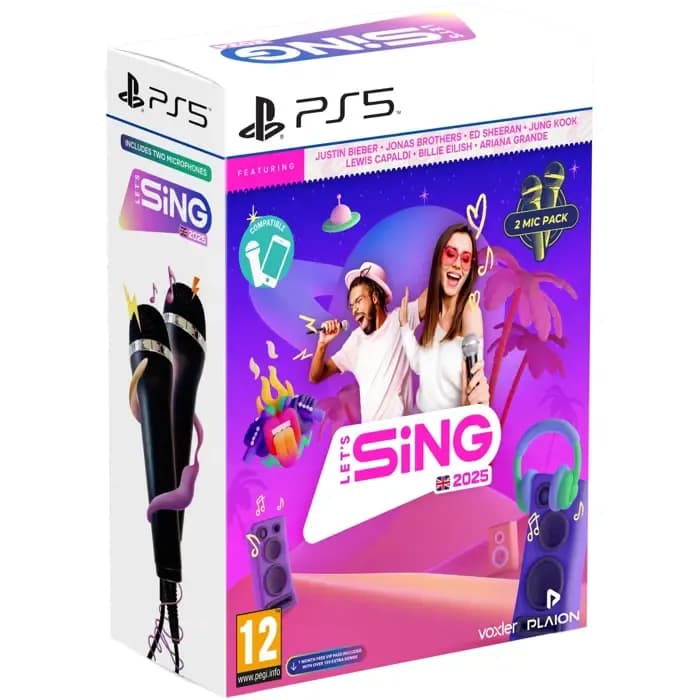 Let's Sing 2025 - Double Mic Bundle (PS5)