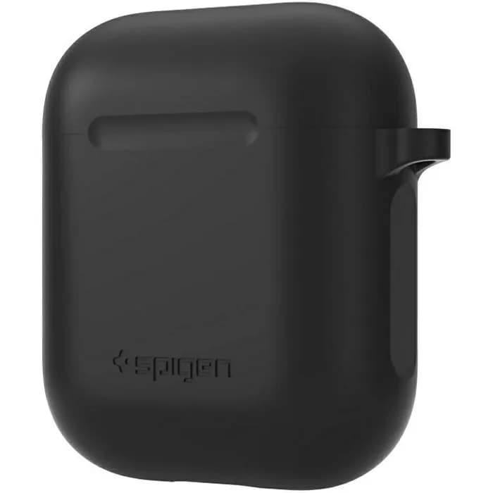 Maskica za bežične slušalice Spigen Silicone case, za Apple AirPods 1 (2019), crna