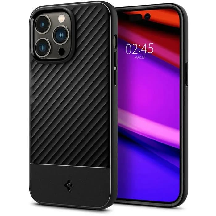 Maskica za mobitel Spigen Core Armor, za Apple iPhone 14 Pro, crna
