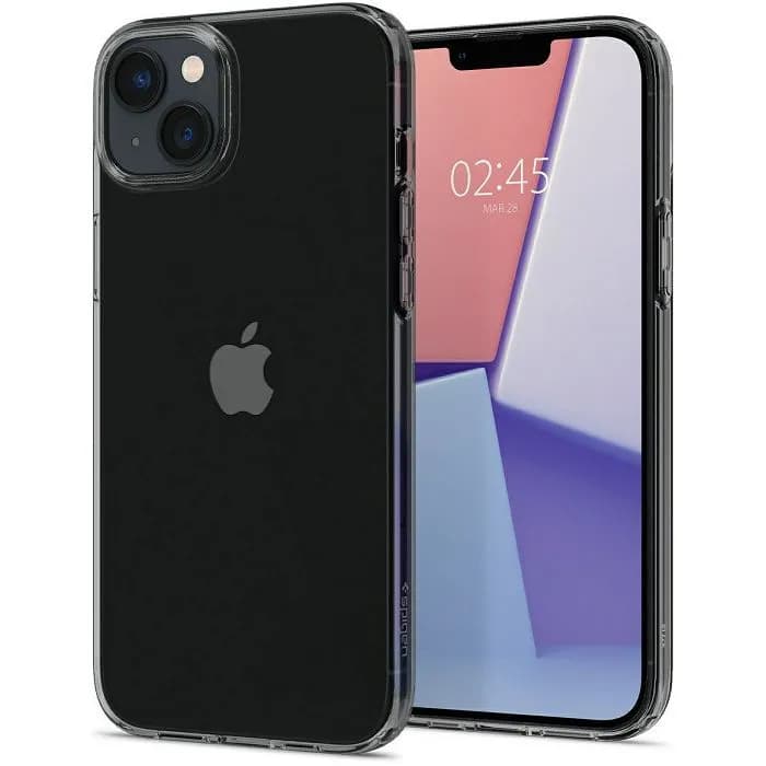 Maskica za mobitel Spigen Crystal Flex, za Apple iPhone 14 Plus, prozirno-siva