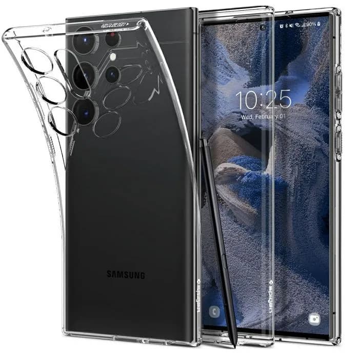 Maskica za mobitel Spigen Liquid Crystal, za Samsung Galaxy S23 Ultra, prozirna