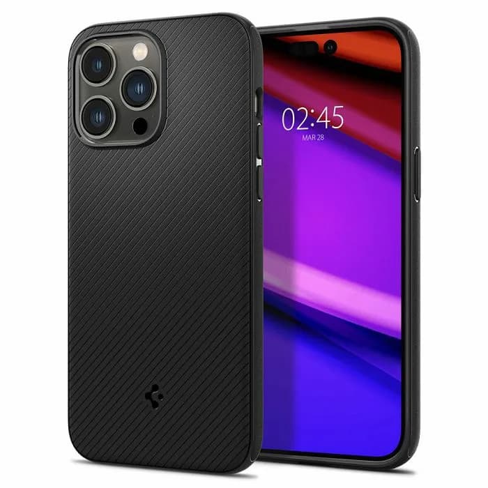 Maskica za mobitel Spigen Mag Armor MagSafe, za Apple iPhone 14 Pro, crna
