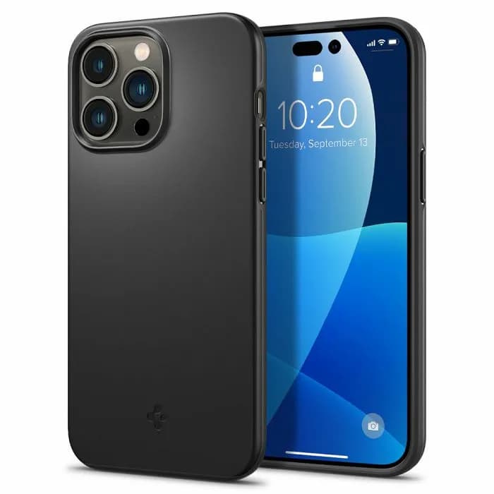 Maskica za mobitel Spigen Thin Fit, za Apple iPhone 14 Pro, crna