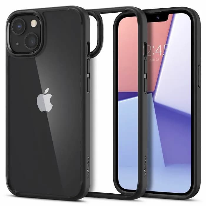 Maskica za mobitel Spigen Ultra Hybrid, za Apple iPhone 13, crna