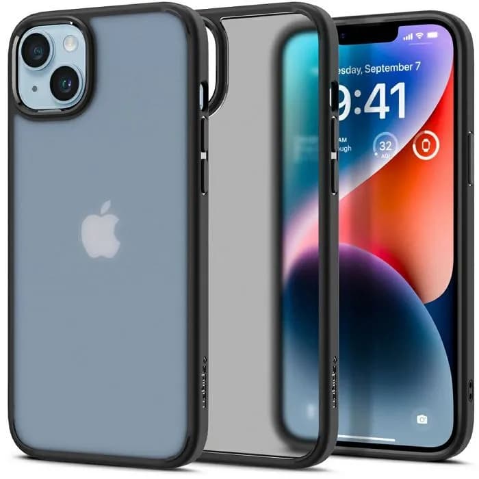 Maskica za mobitel Spigen Ultra Hybrid, za Apple iPhone 14 Plus, crna