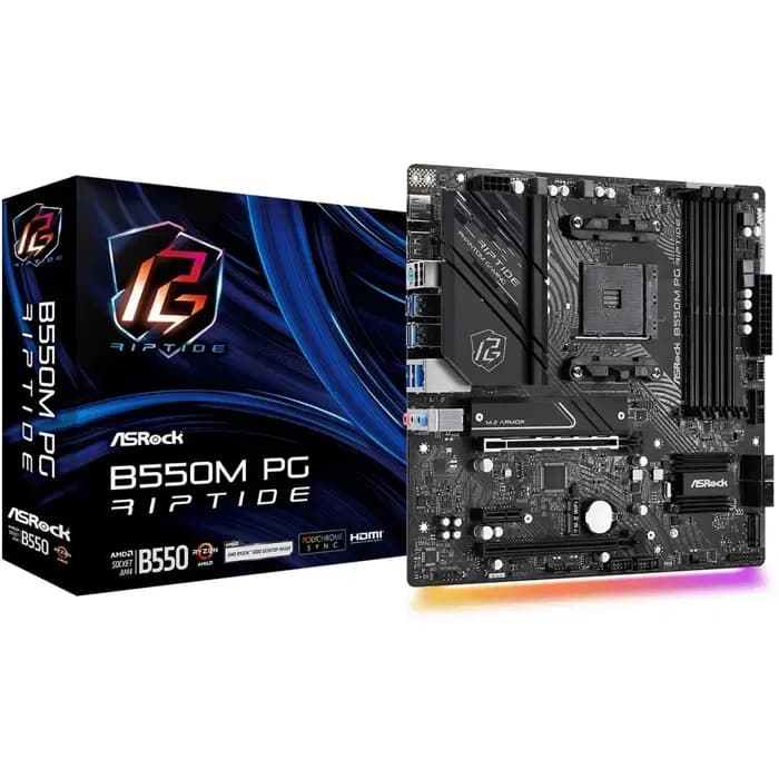 Matična ploča ASRock B550M PG Riptide, AMD AM4, Micro ATX
