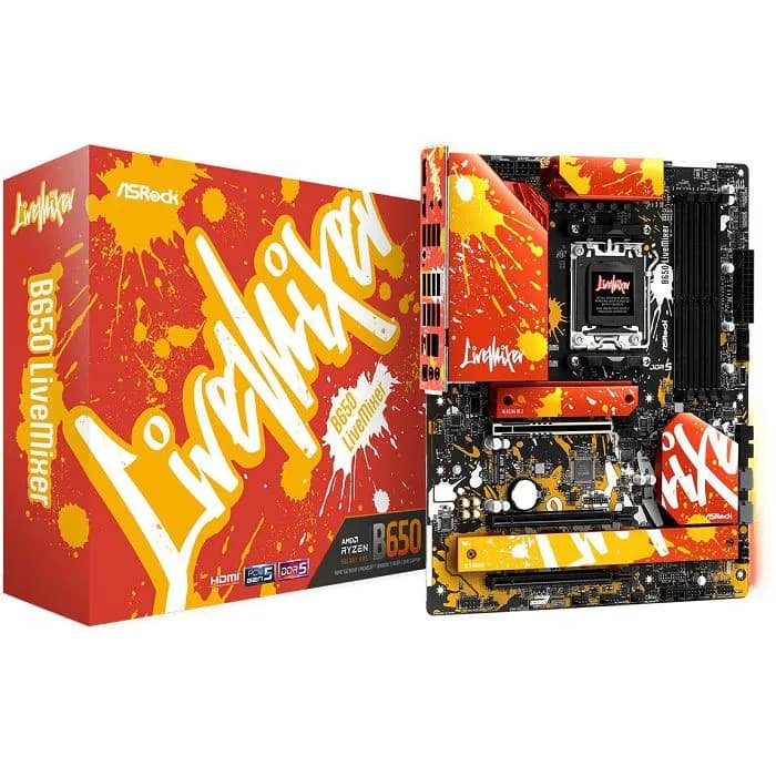 Matična ploča ASRock B650 LiveMixer, AMD AM5, ATX