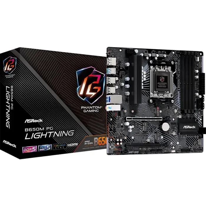 Matična ploča ASRock B650M PG Lightning, AMD AM5, Micro ATX