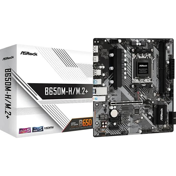 Matična ploča ASRock B650M-H/M.2+, AMD AM5, Micro ATX
