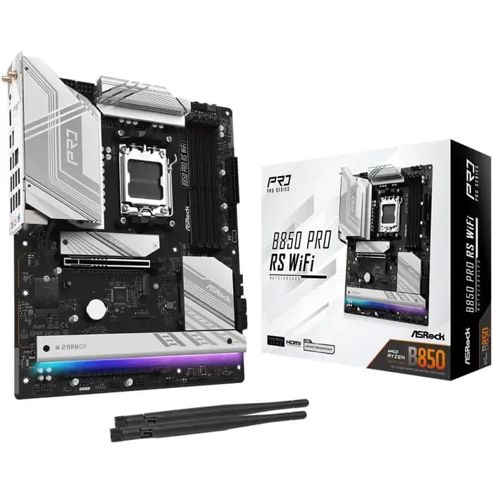 Matična ploča ASRock B850 Pro RS WiFi, AMD AM5, WiFi, Bluetooth, ATX