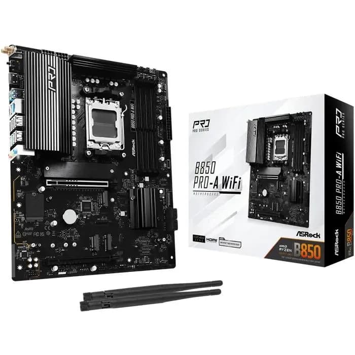 Matična ploča Asrock B850 Pro-A WiFi, AMD AM5, WiFi, Bluetooth, ATX