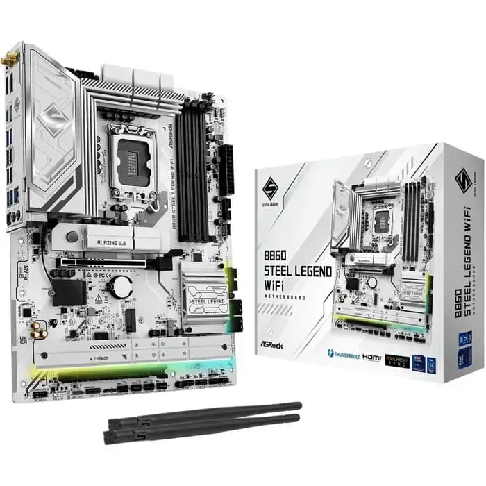 Matična ploča ASRock B860 Steel Legend WiFi, Intel LGA1851, WiFi, Bluetooth, ATX