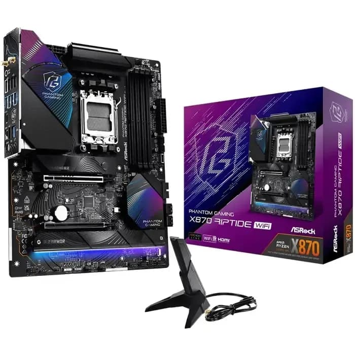 Matična ploča ASRock X870 PG Riptide WiFi, AMD AM5, WiFi, Bluetooth, ATX