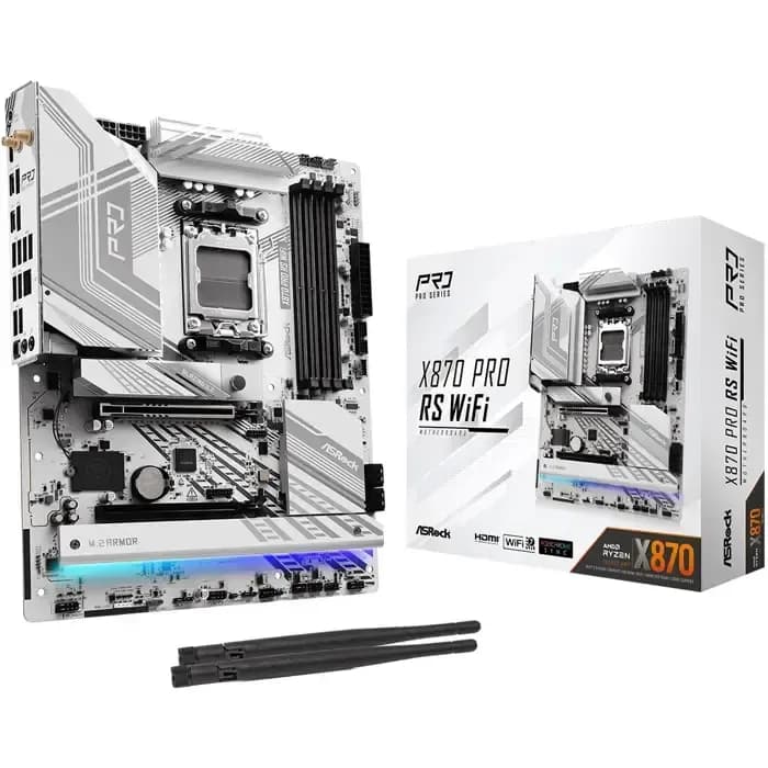 Matična ploča ASRock X870 Pro RS WiFi, AMD AM5, WiFi, Bluetooth, ATX