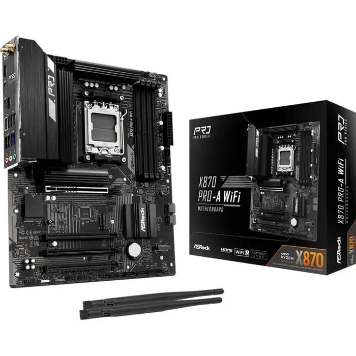 Matična ploča ASRock X870 Pro-A WiFi, AMD AM5, WiFi, Bluetooth, ATX