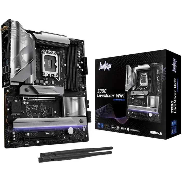 Matična ploča ASRock Z890 LiveMixer WiFi, Intel LGA1851, WiFi, Bluetooth, ATX