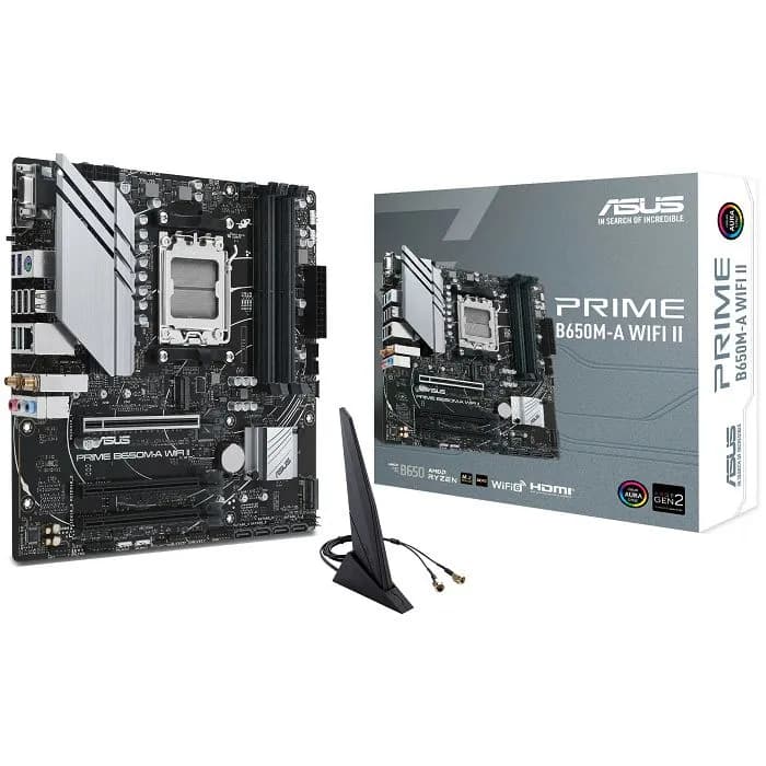 Matična ploča Asus Prime B650M-A WiFi II, AMD AM5, WiFi, Bluetooth, Micro ATX