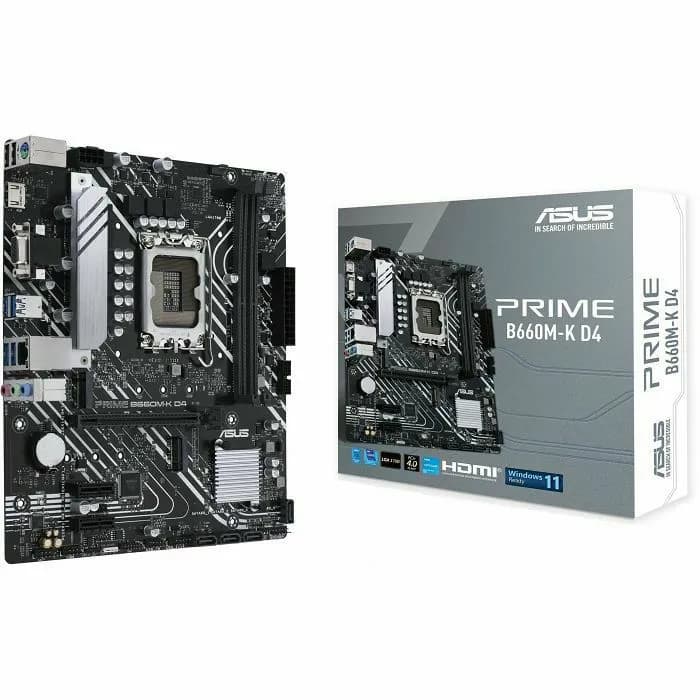 Matična ploča Asus Prime B660M-K D4 DDR4, Intel LGA1700, Micro ATX