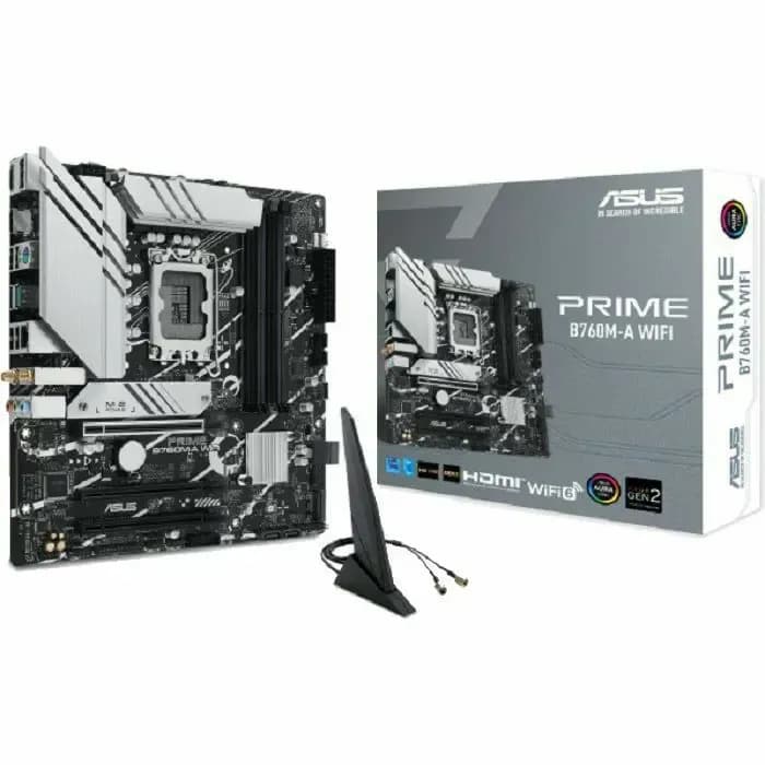 Matična ploča Asus Prime B760M-A WiFi DDR5, Intel LGA1700, WiFi, Bluetooth, Micro ATX