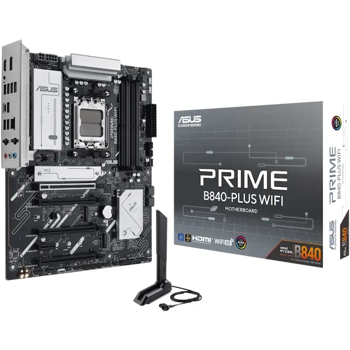 Matična ploča Asus Prime B840-Plus WiFi, AMD AM5, WiFi, Bluetooth, ATX