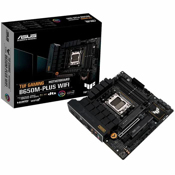 Matična ploča Asus TUF Gaming B650M-Plus WiFi, AMD AM5, WiFi, Bluetooth, Micro ATX