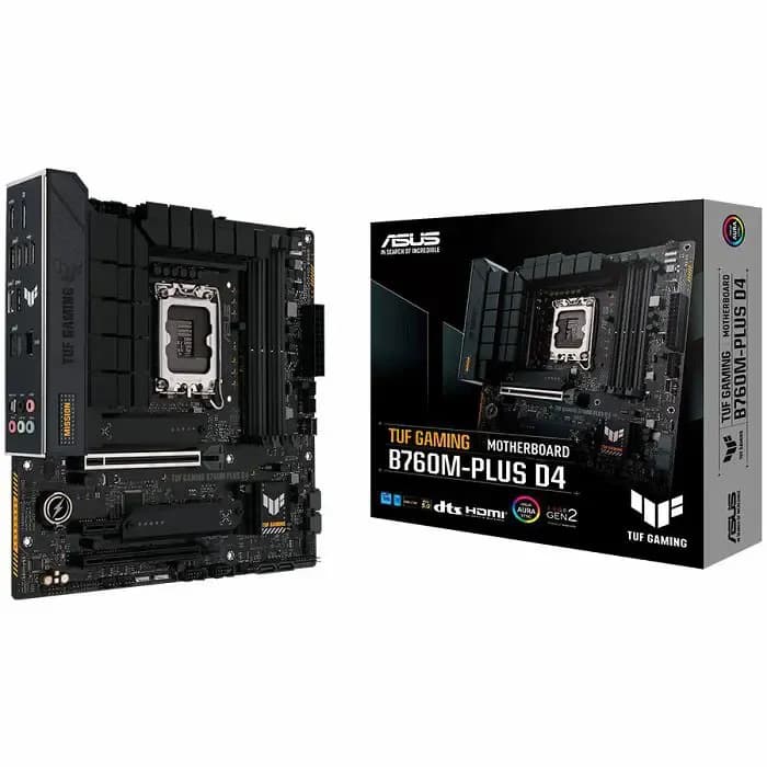 Matična ploča Asus TUF Gaming B760M-Plus D4 DDR4, Intel LGA1700, Micro ATX