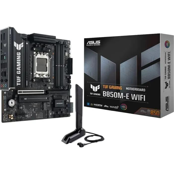 Matična ploča Asus TUF Gaming B850M-E WiFi, AMD AM5, WiFi, Bluetooth, Micro ATX