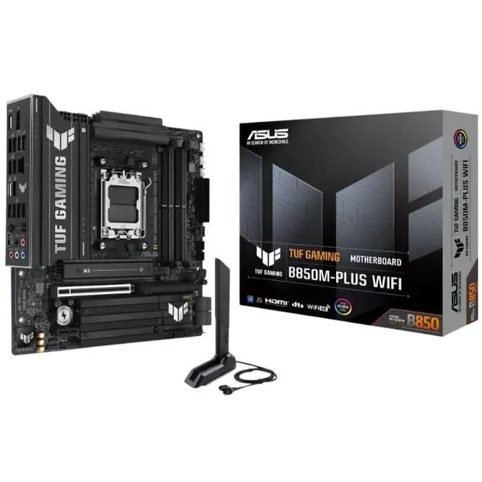Matična ploča Asus TUF Gaming B850M-Plus WiFi, AMD AM5, WiFi, Bluetooth, Micro ATX