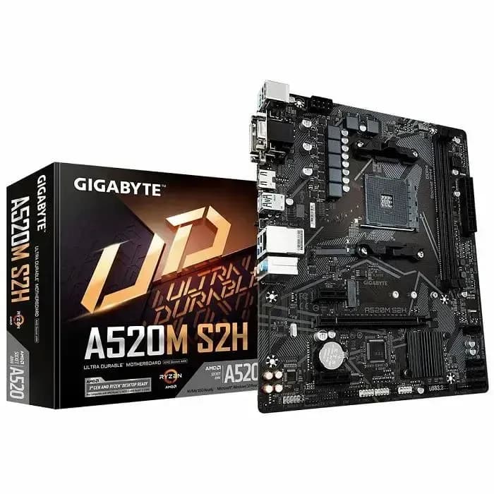 Matična ploča Gigabyte A520M S2H 1.3, AMD AM4, Micro ATX