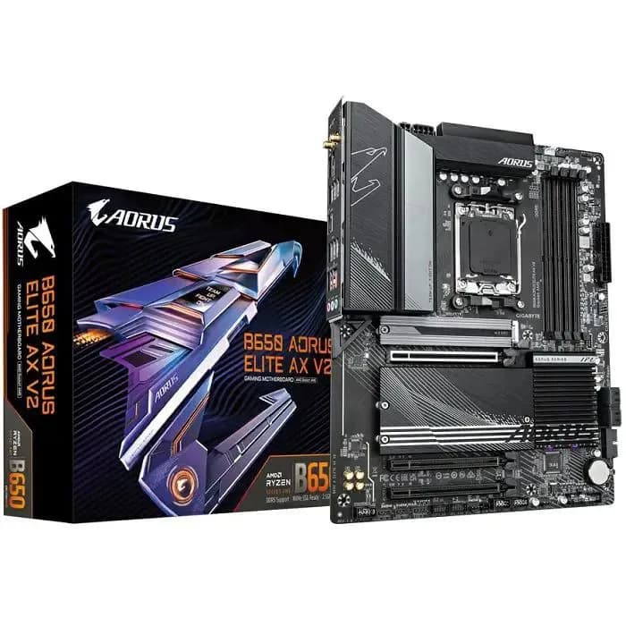 Matična ploča Gigabyte B650 Aorus Elite AX V2, AMD AM5, WiFi, Bluetooth, ATX